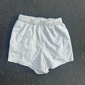Casual Gray Sweat Shorts